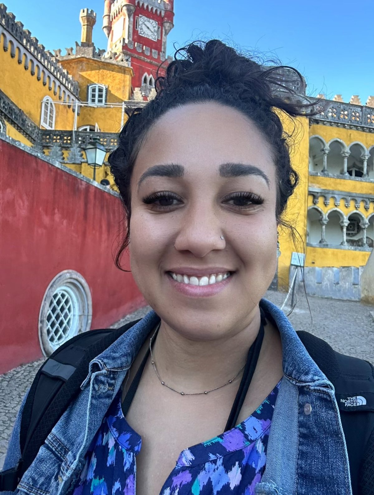 Erica Rivera building her work from Spain