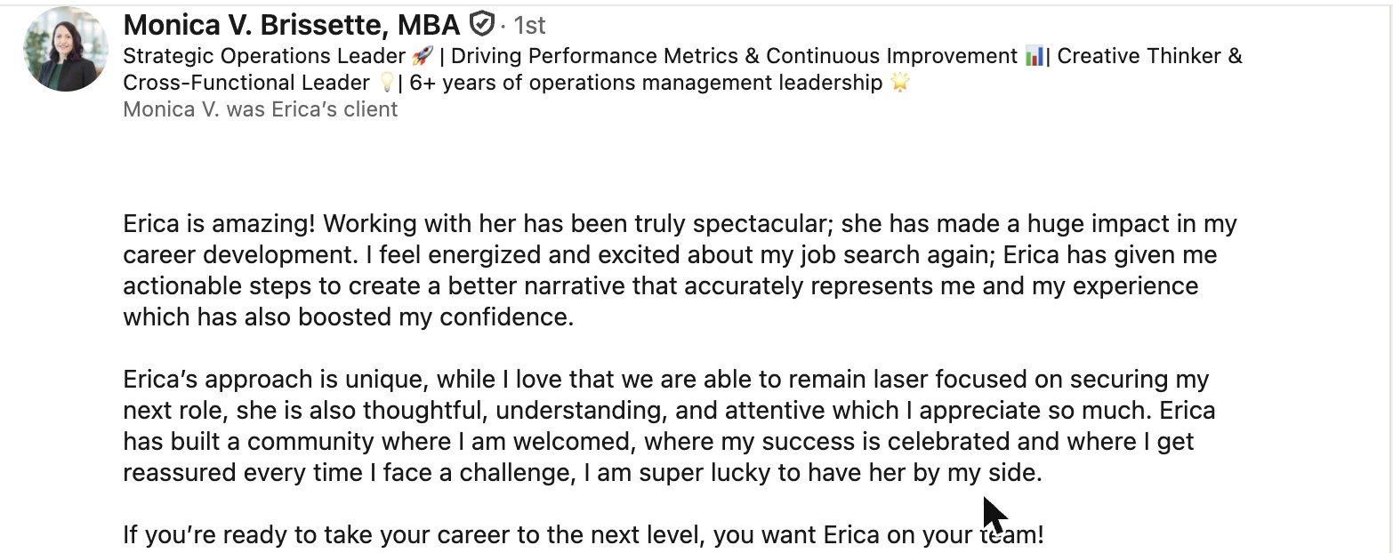 LinkedIn recommendation