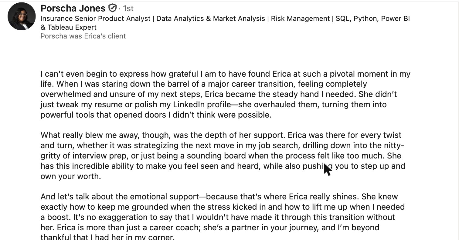 LinkedIn recommendation