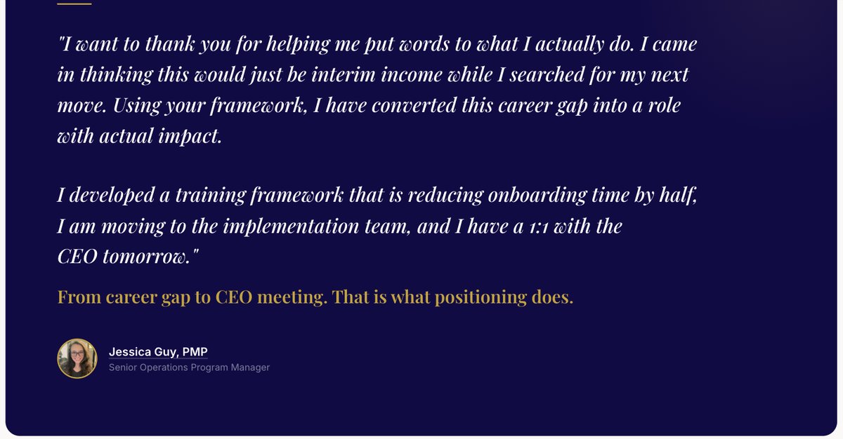 Featured testimonial from Jessica Guy, PMP, Senior Operations Program Manager